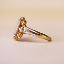 Load image into Gallery viewer, Valerie Lover’s Eye Ring (Silver with light Gold Vermeil)