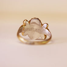 Load image into Gallery viewer, Valerie Lover’s Eye Ring (Silver with light Gold Vermeil)