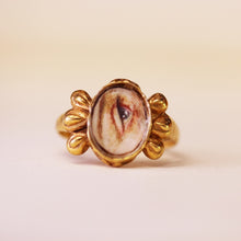 Load image into Gallery viewer, Valerie Lover’s Eye Ring (Gold Vermeil)