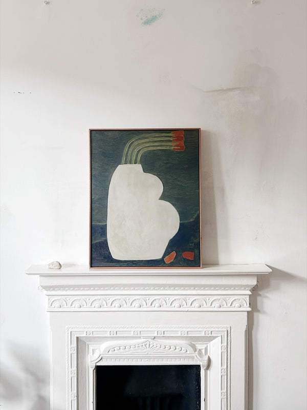 Vase with Tulips (Framed)