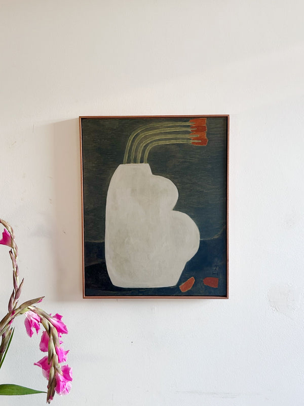 Vase with Tulips (Framed)