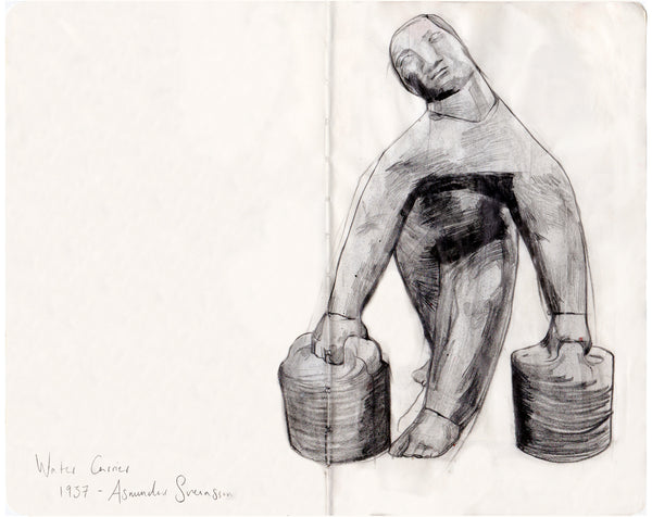 The Water Carrier, study