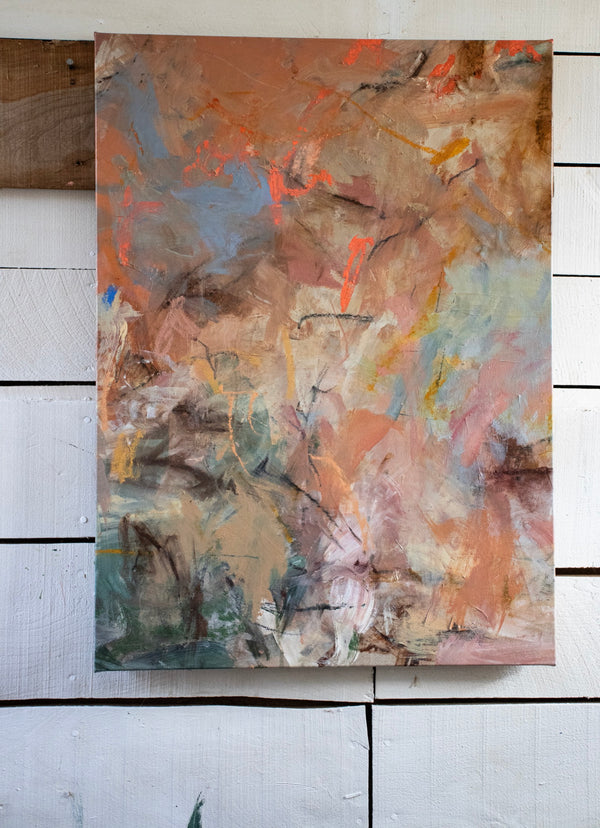 Where land pauses (Framed)