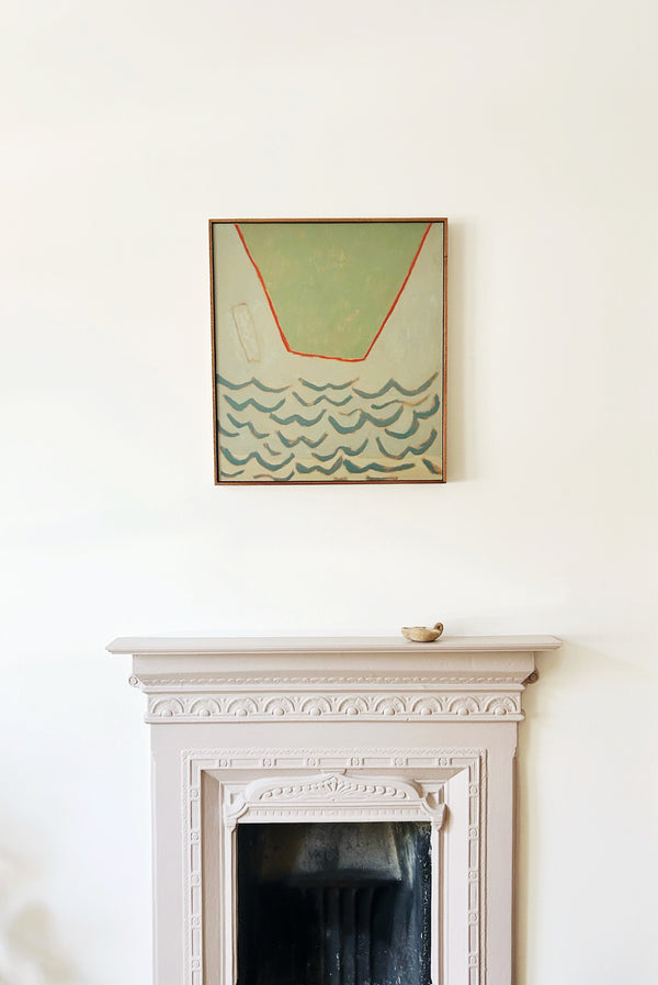 Where the Land met the Sea (Framed)
