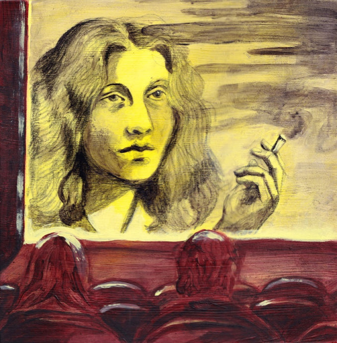 Woman with cigarette