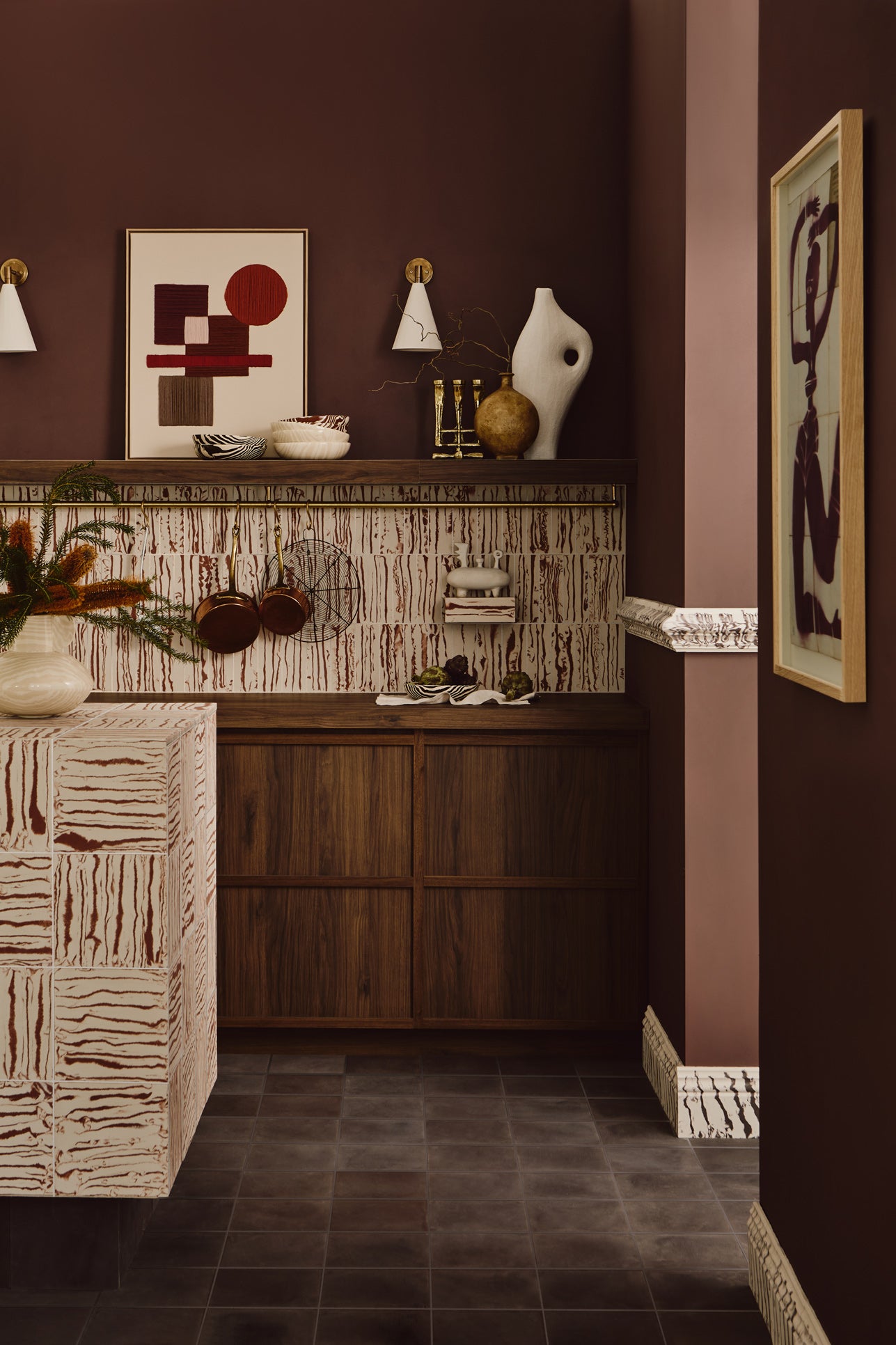 Bert and May interior featuring hired artwork, showcased in the Art Hire section of Partnership Editions Advisory.