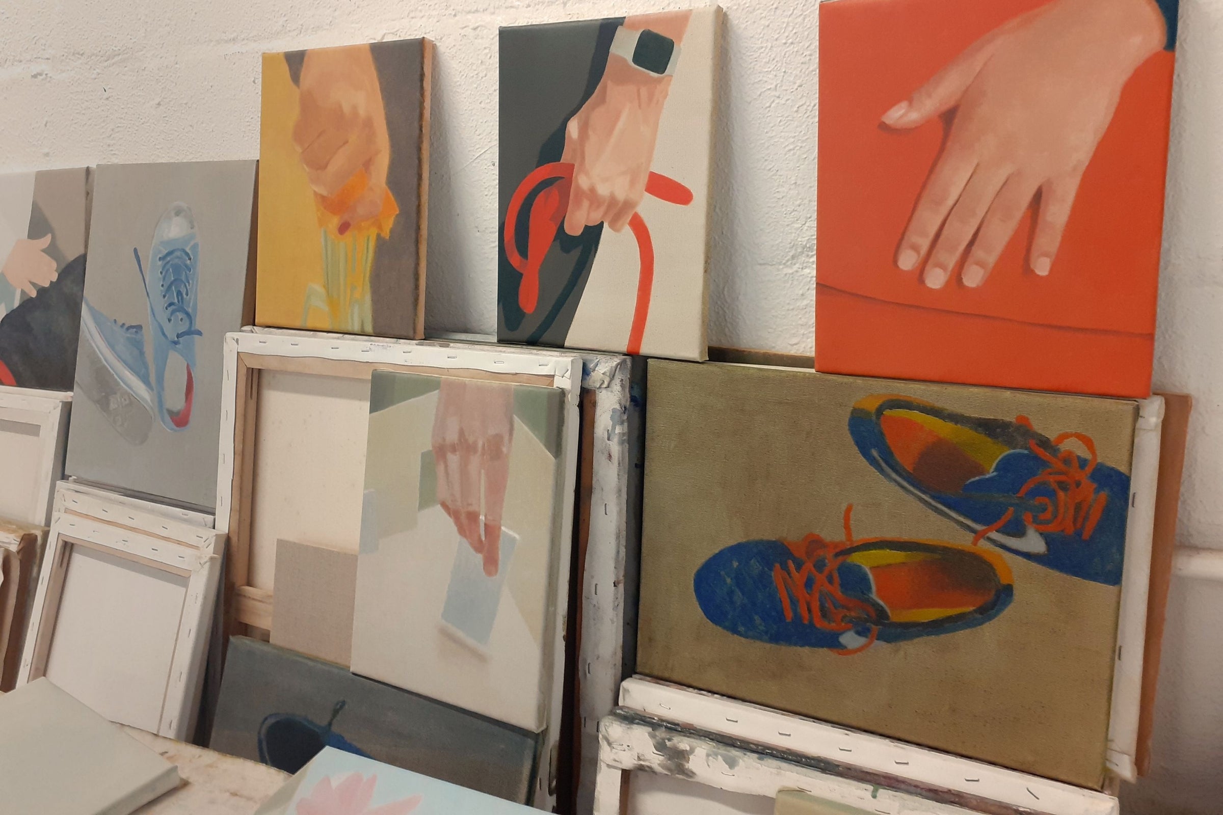 Main banner for Brendan Lancaster drawing inspiration from everyday life and reading for Partnership Editions.