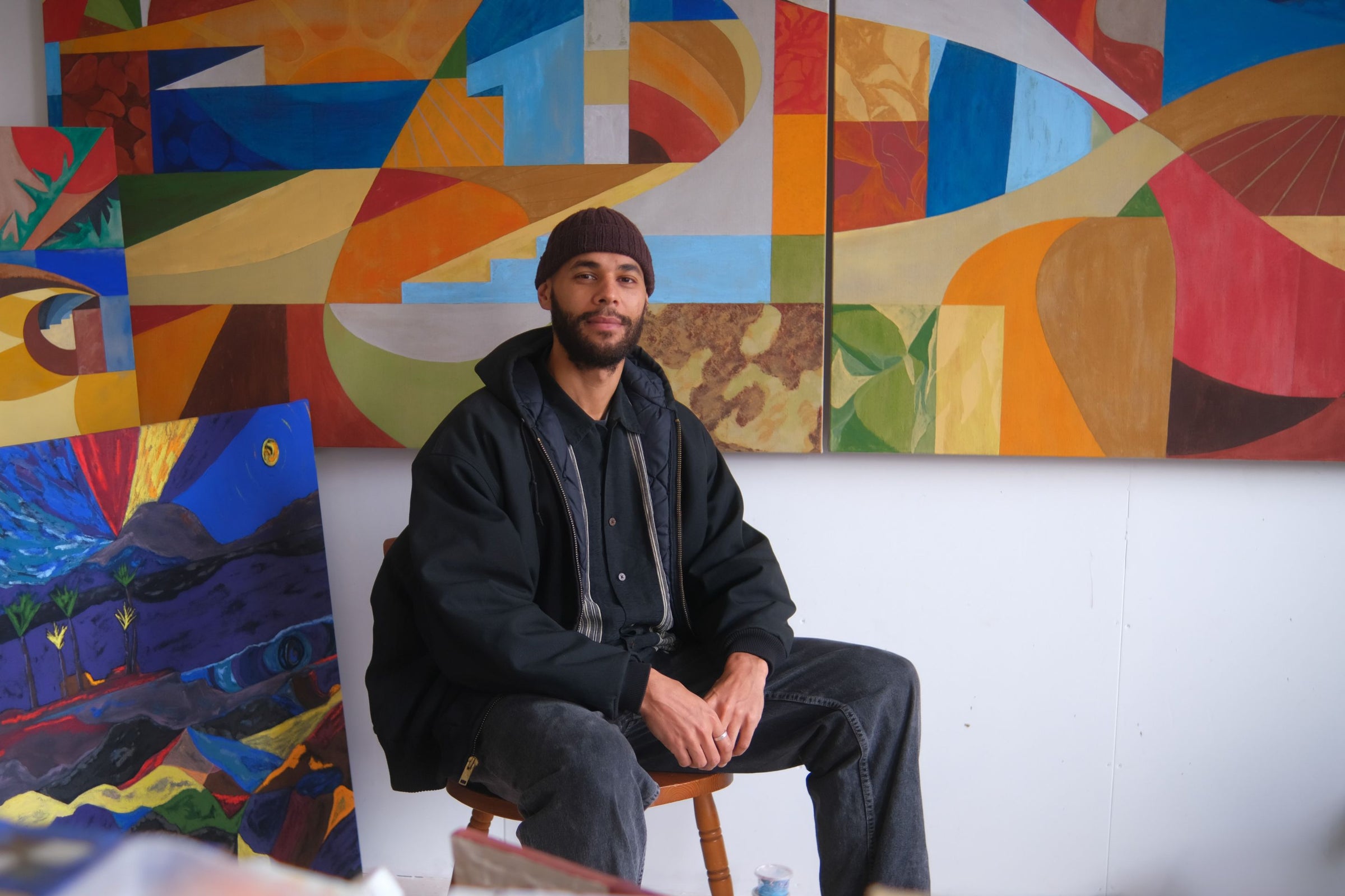Main banner for Daniel Dzonu-Clarke, artist reinterpreting obscure architectural forms and urban environments for Partnership Editions.