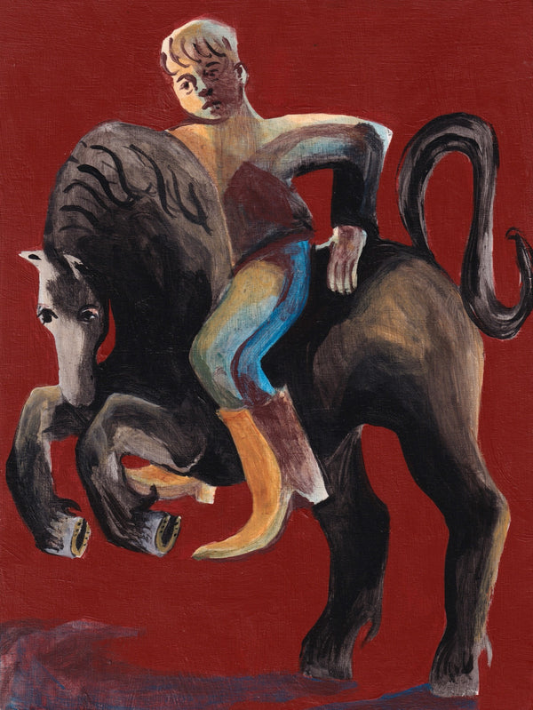 Gallop against a red sky