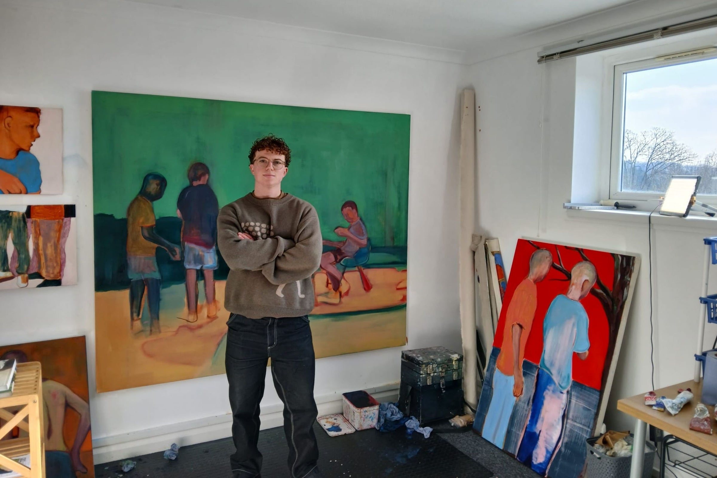Main banner for George Marrington, artist exploring the theme of evolving memory for Partnership Editions.