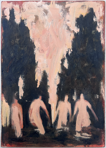 Iron Bathers Dawn (Framed)