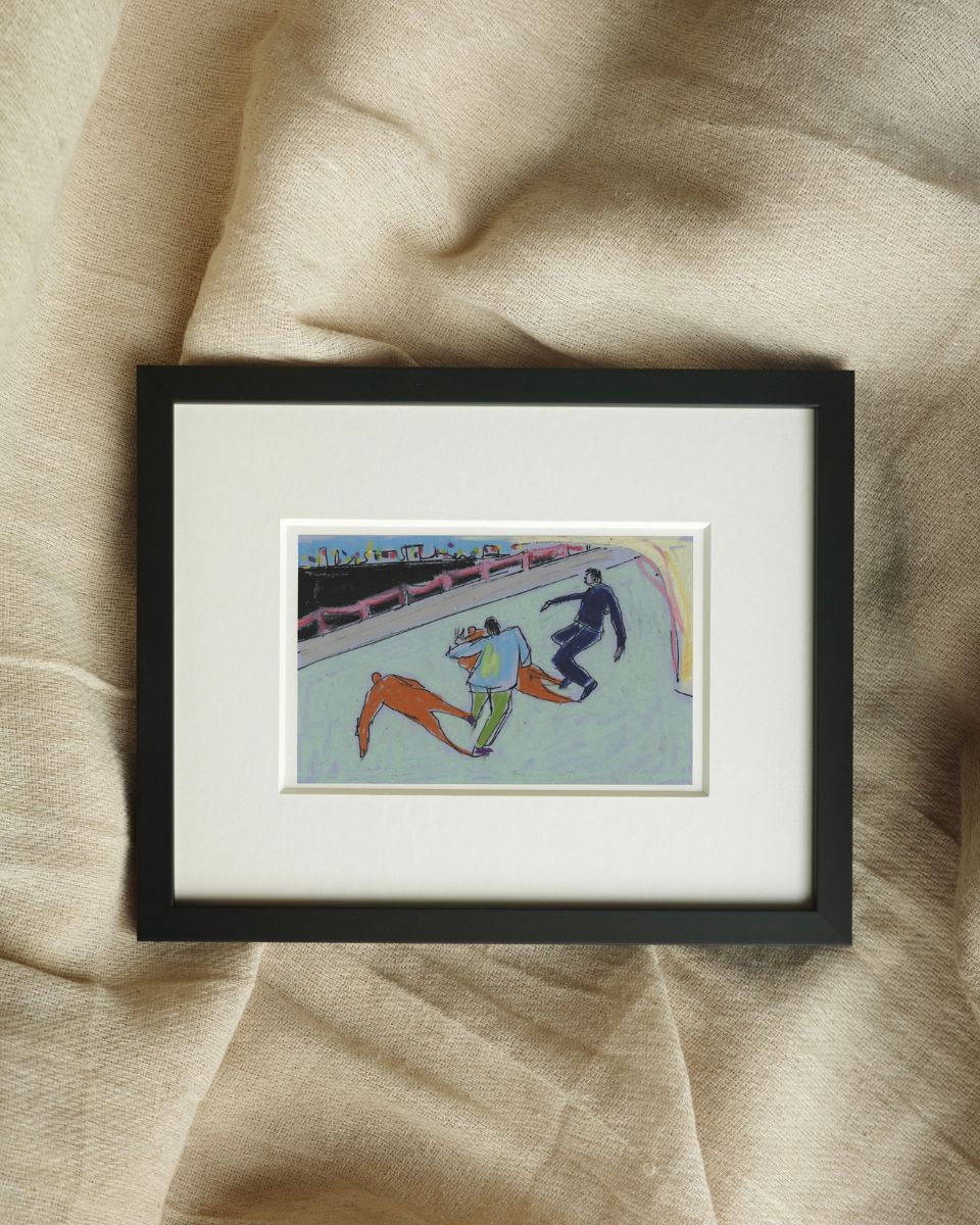 Isabella Cotier framed figurative artwork close-up for the November Drop 2025 at Partnership Editions.