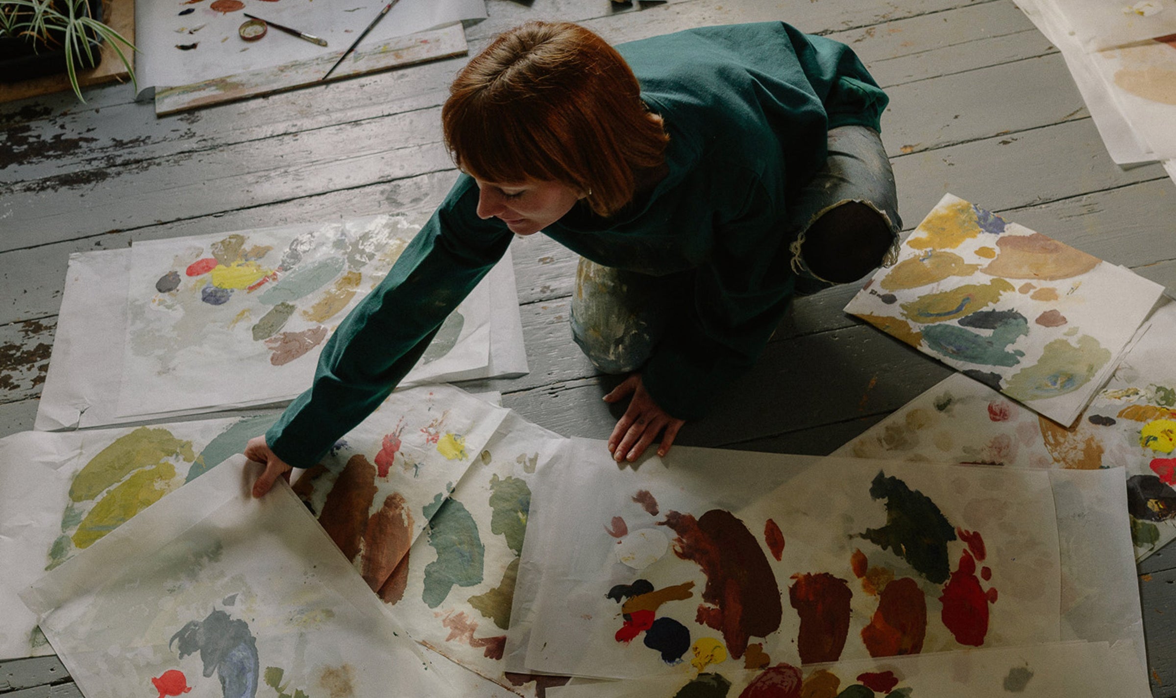 Main banner for Jay Harper, artist focused on capturing a feeling, for Partnership Editions.
