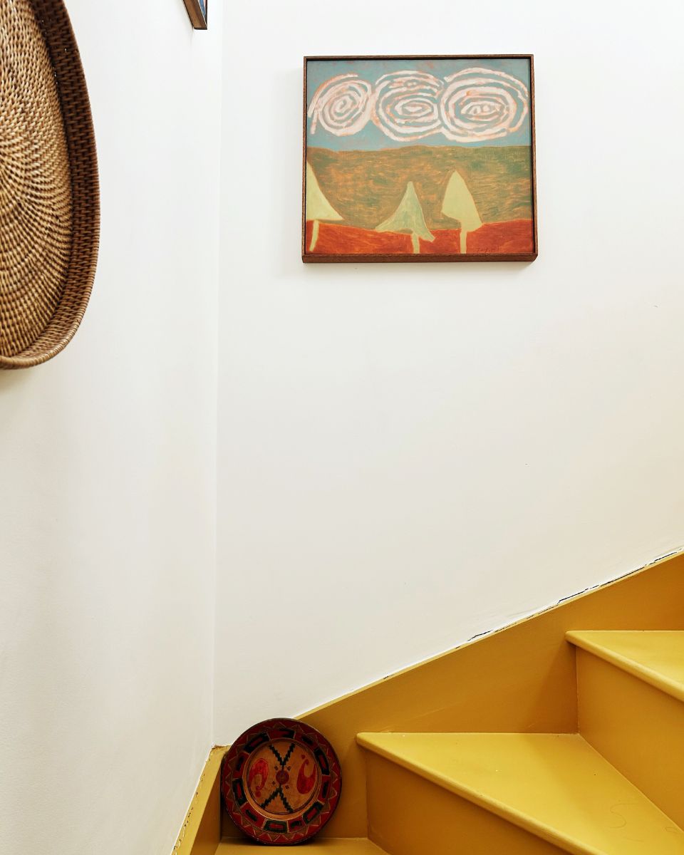 Jay Harper still life oil painting hung in situ for the September Drop 2025 at Partnership Editions.