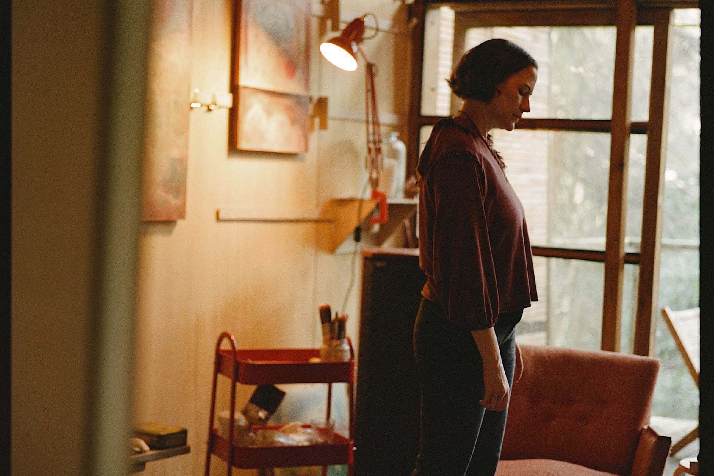 Main banner for Julianna Byrne, artist creating a bridge between the literal and the spiritual for Partnership Editions.