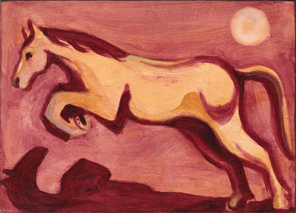 Leaping horse
