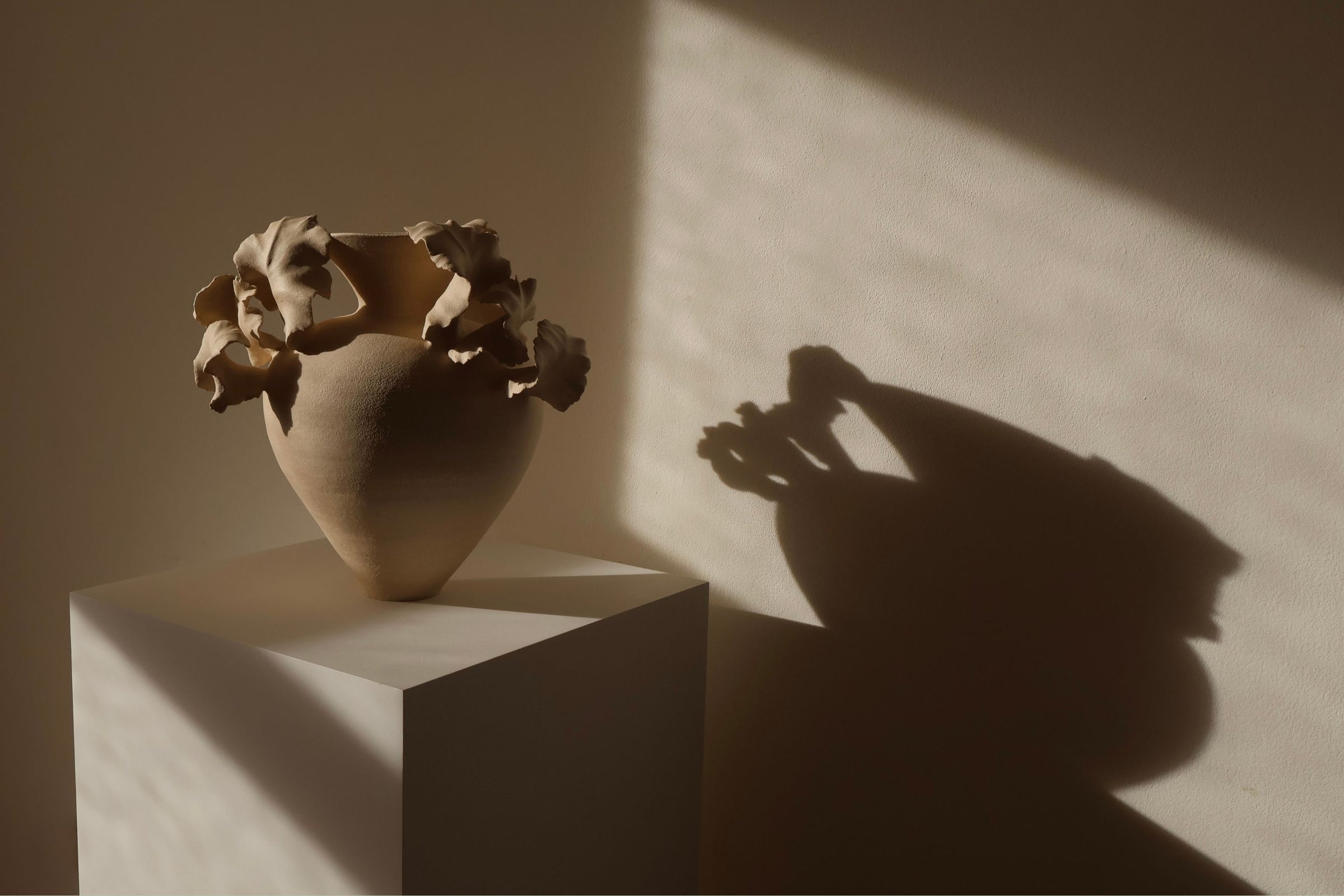 Main banner for Lucy Whitford, London-based artist exploring clay and its materiality for Partnership Editions.