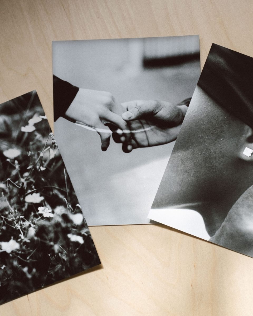 A curated arrangement of hazy, monochromatic photographs by Matt Ritson, showcasing his experimental analogue aesthetic.