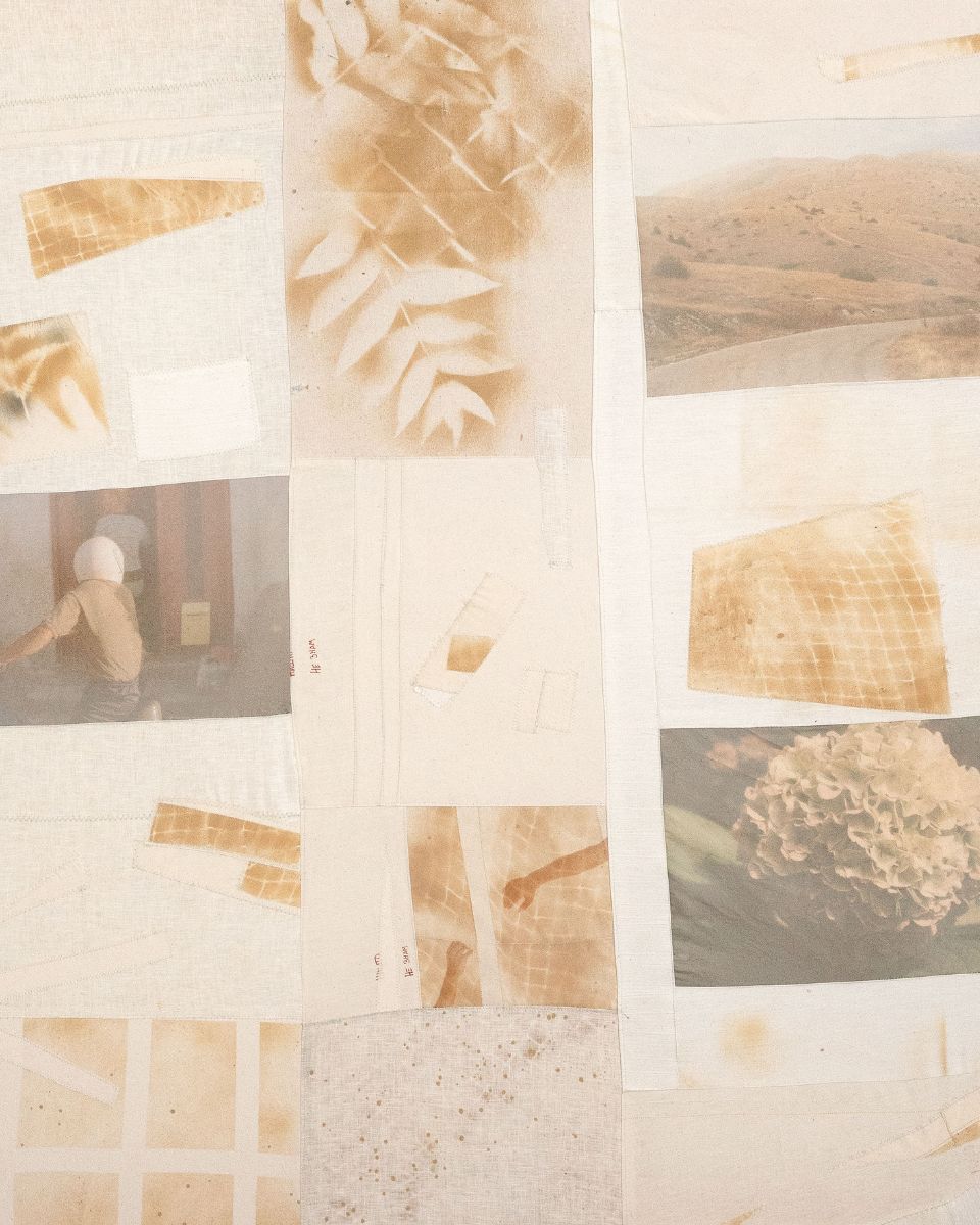 Natalie Basoski artwork close-up showing detail for the Blurred Visions Online Exhibition at Partnership Editions.