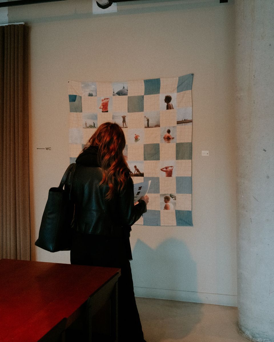 Natalie Basoski artwork in situ at Canal for the Blurred Visions Online Exhibition at Partnership Editions.