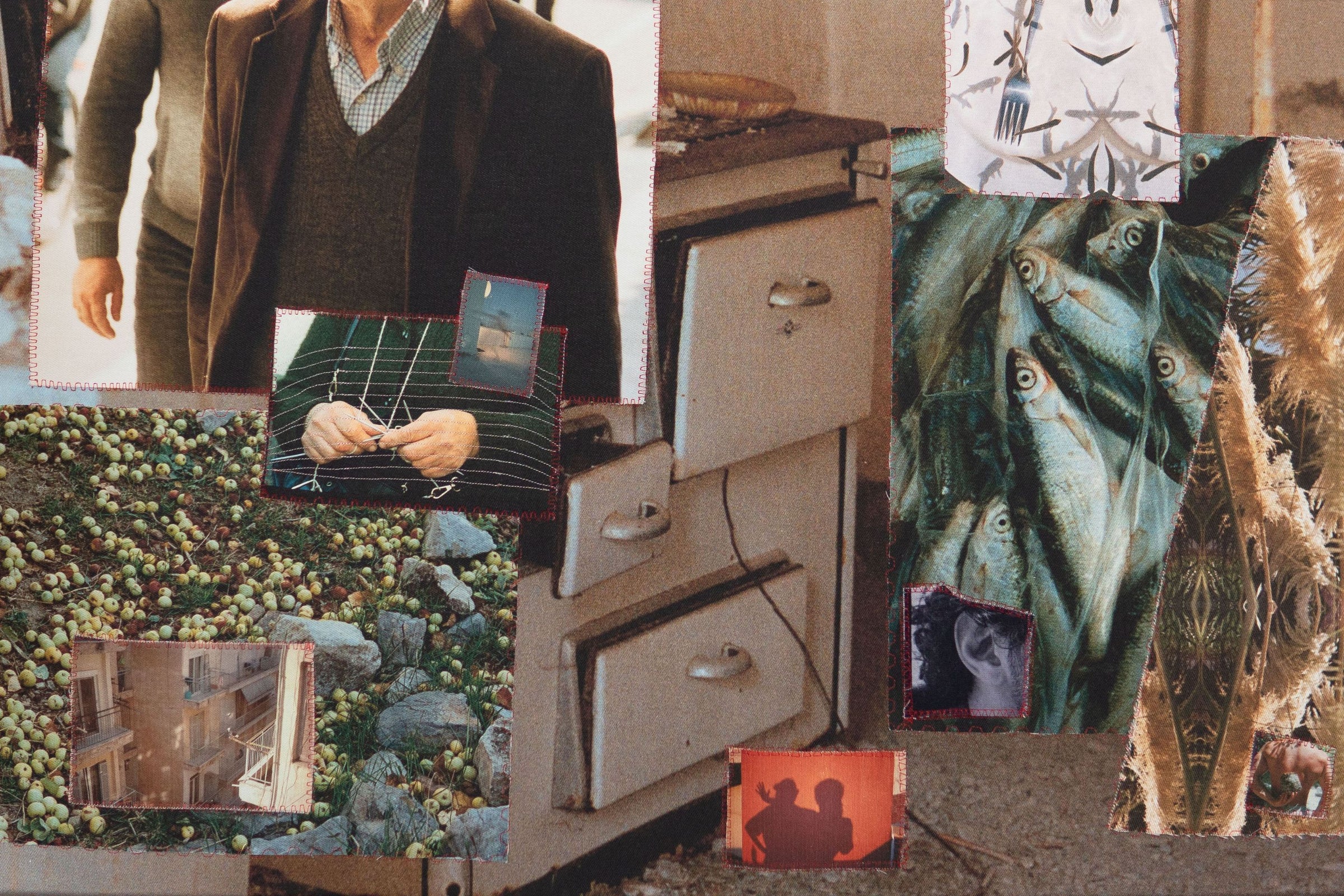 Main banner for Layered exhibition at Canal featuring works by seven emerging artists at Partnership Editions.