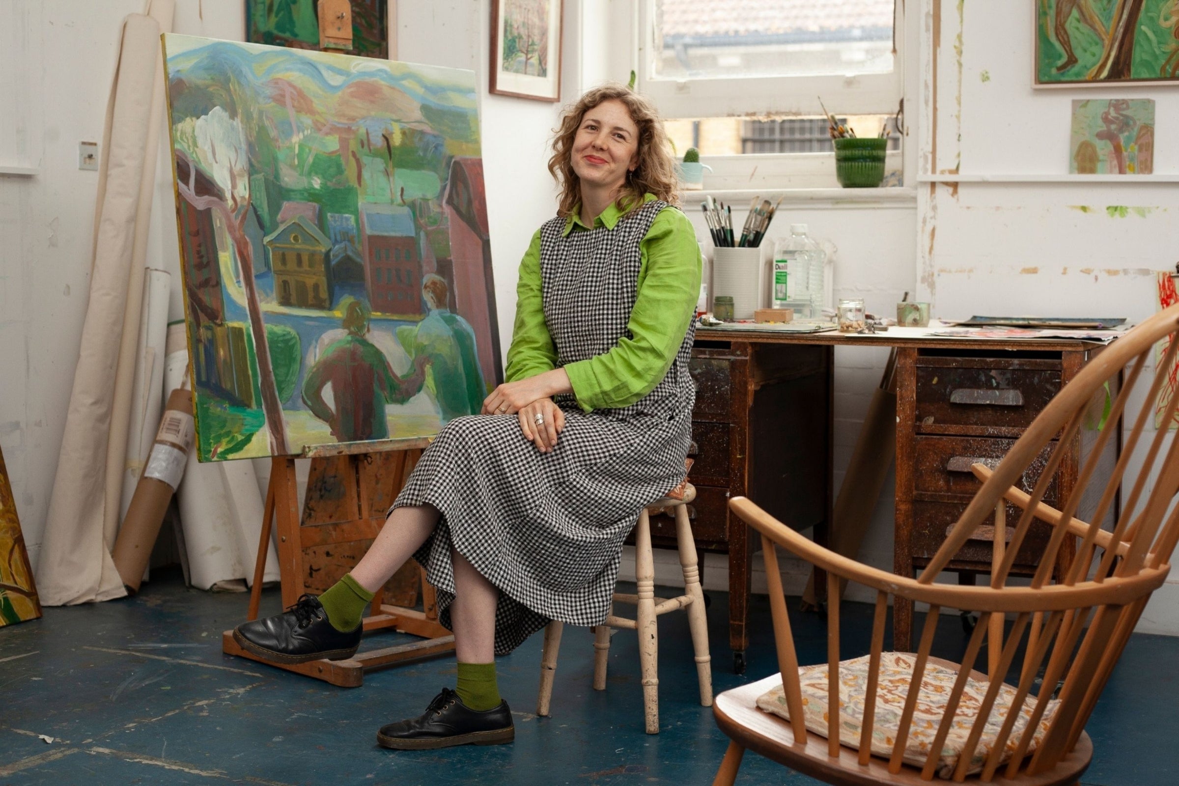 Main banner for Nikki Gardham, artist exploring the landscape through ley lines, ancient tracks, and sacred places for Partnership Editions.