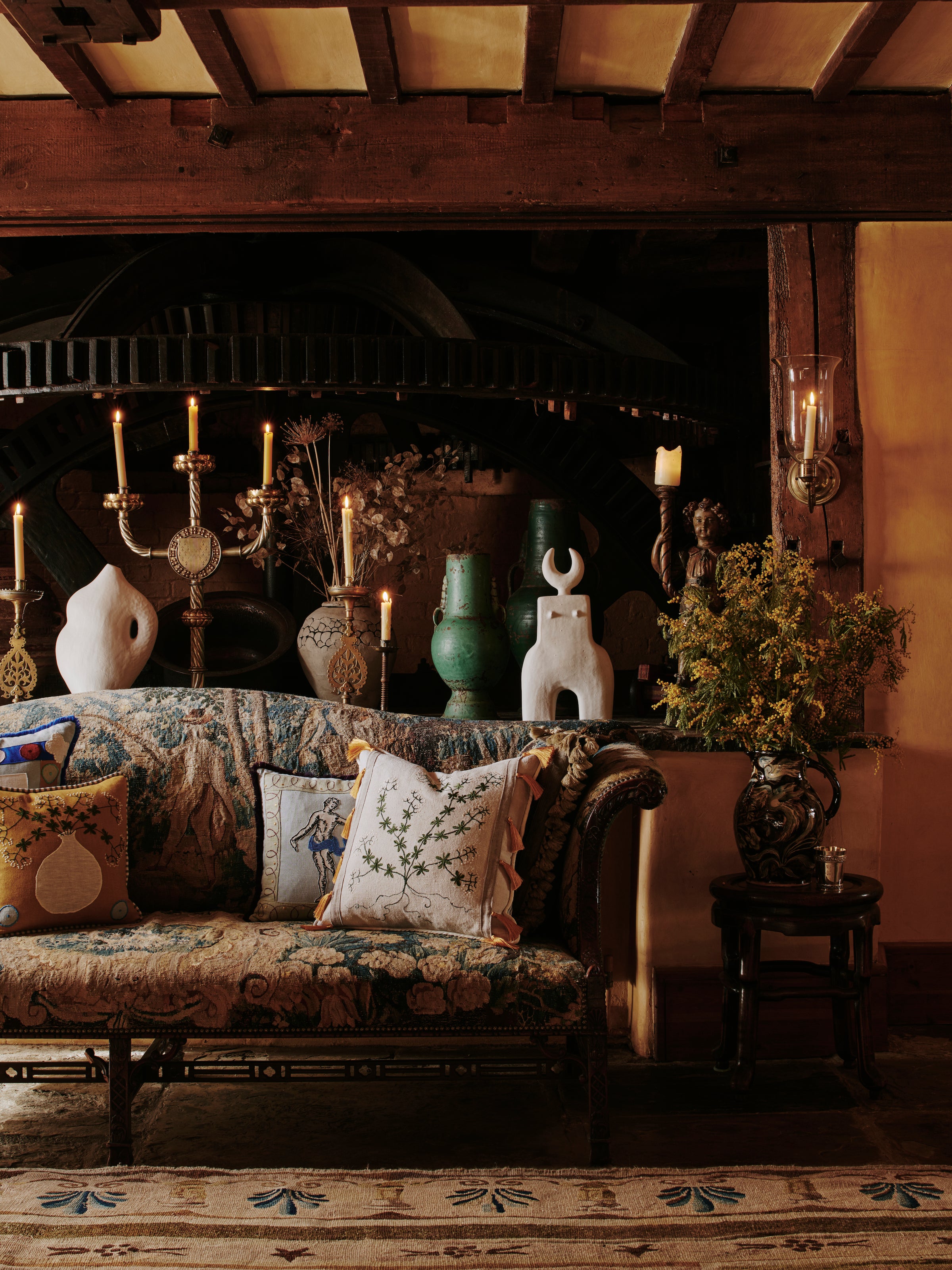 Oxford interior featuring hired artwork, showcased in the Art Hire section of Partnership Editions Advisory.