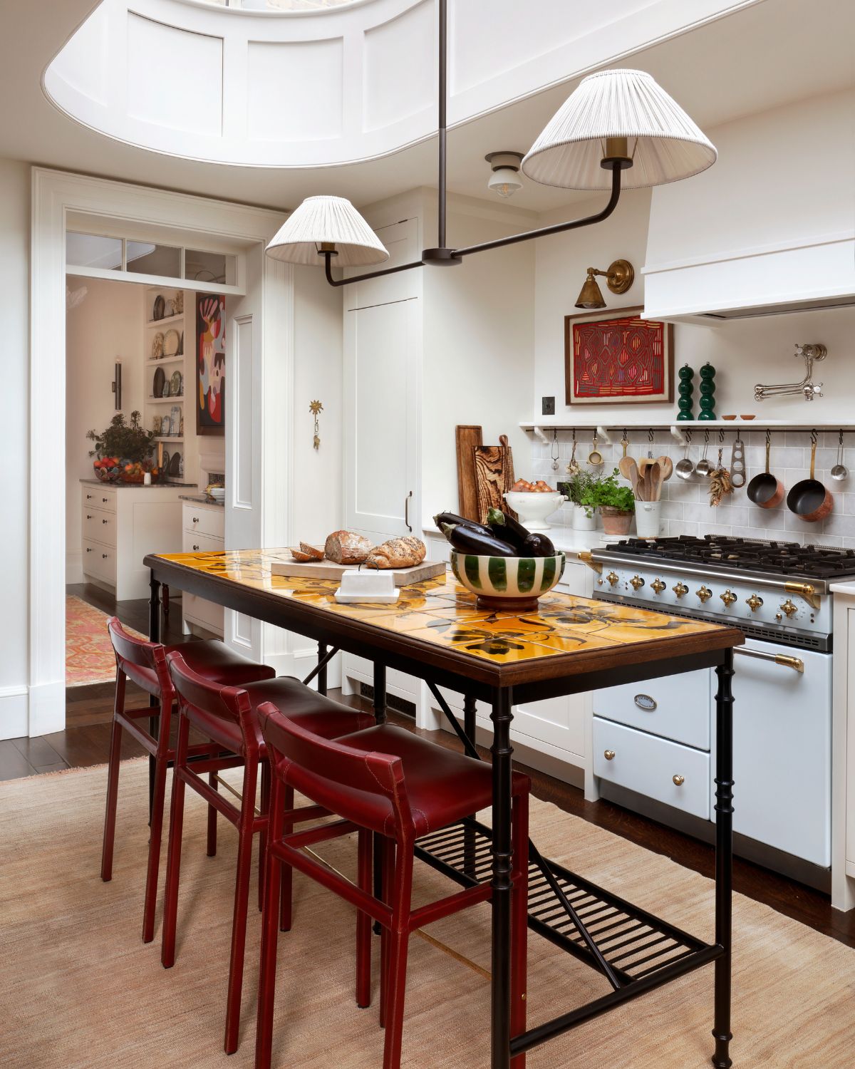 Freyja Lee tabletop in a Christian Bense kitchen case study for Bespoke Commissions at Partnership Editions Advisory.
