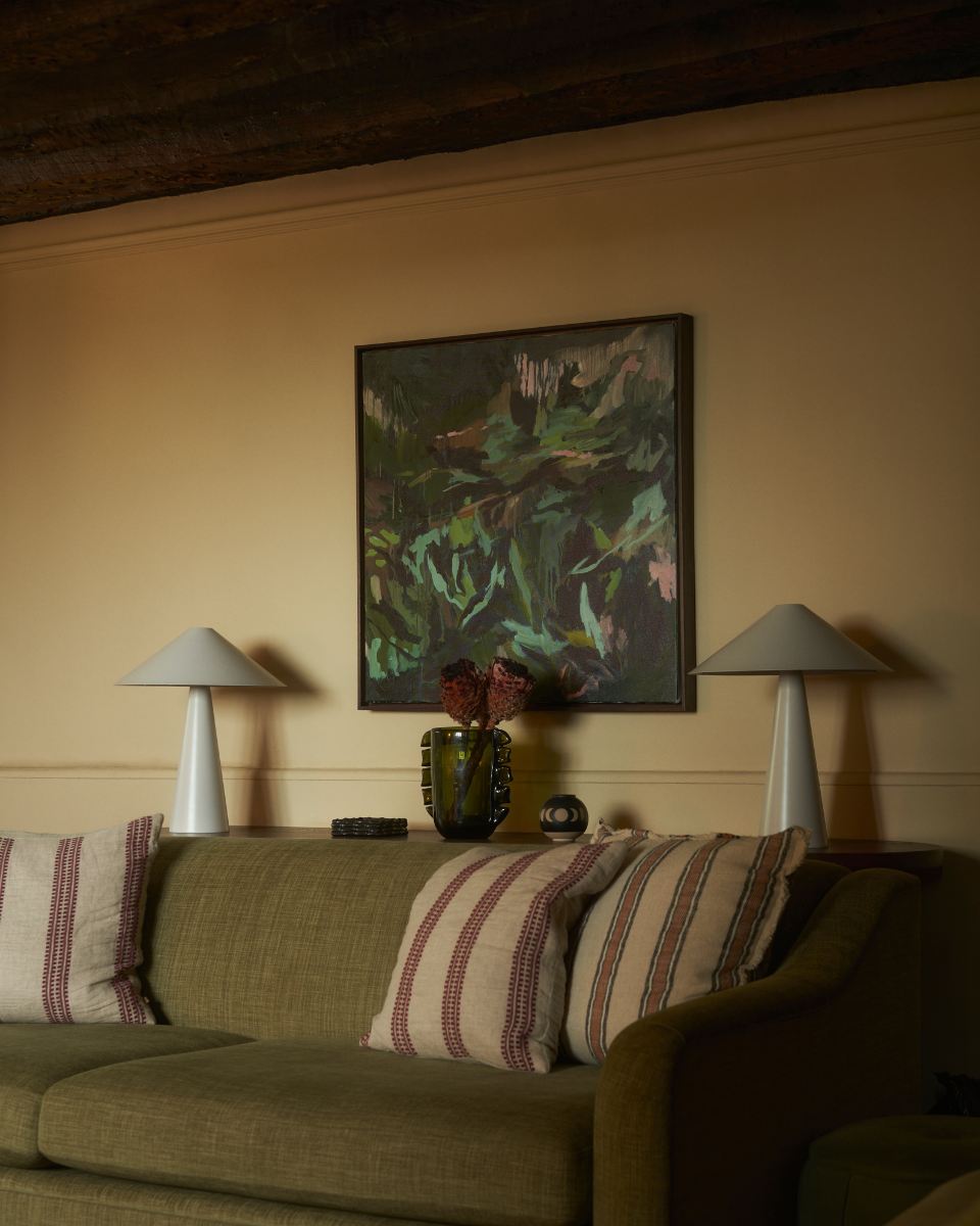 Mary West painting in a tray frame for Hyll, featured in the Framing section of Partnership Editions Advisory.