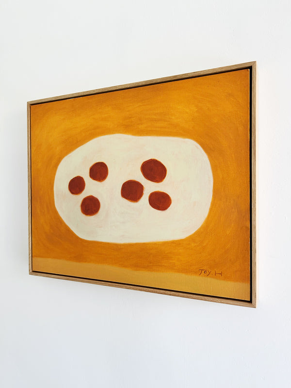 Plums on Plate (Framed)