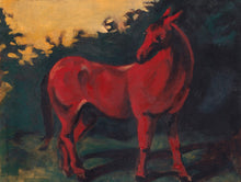 Load image into Gallery viewer, Portrait of a red horse