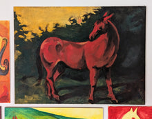 Load image into Gallery viewer, Portrait of a red horse