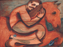 Load image into Gallery viewer, Red horse and rider