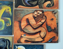 Load image into Gallery viewer, Red horse and rider