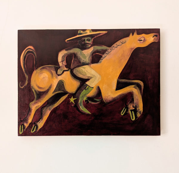 Ride a yellow horse