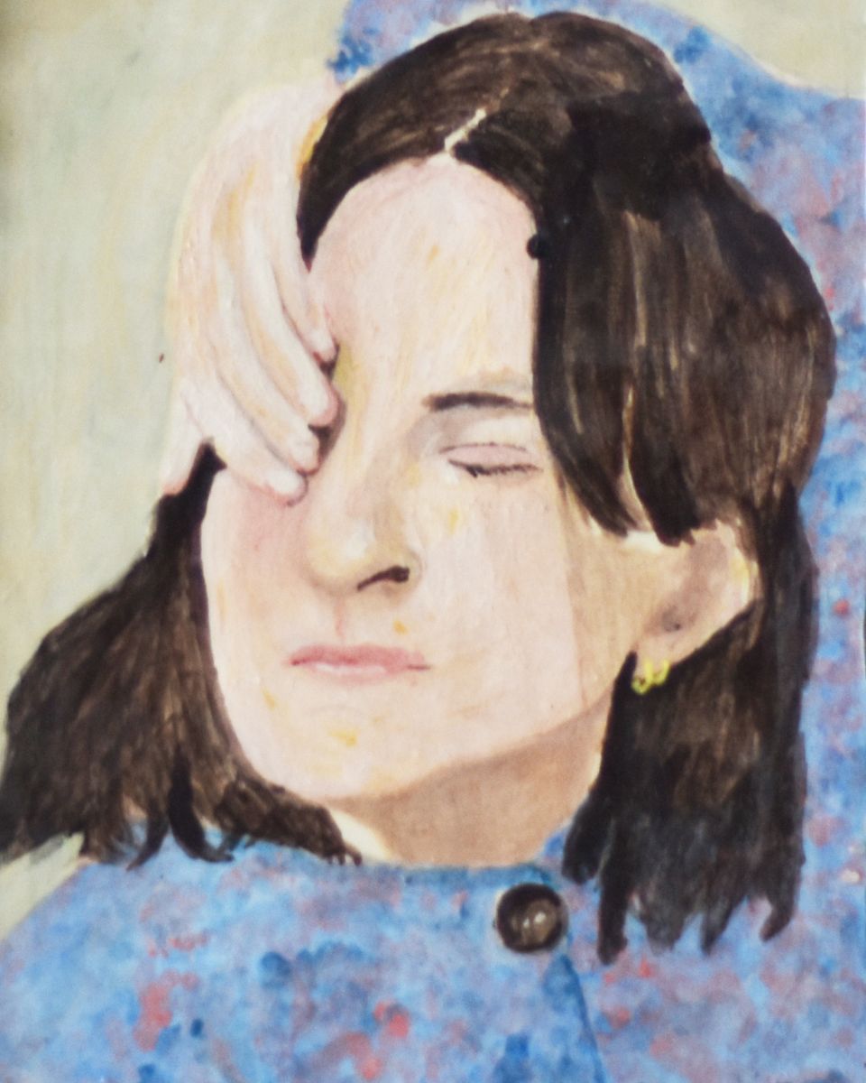 Samantha Kerdine artwork close-up for the Blurred Visions Online Exhibition at Partnership Editions.