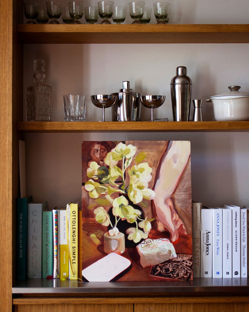 Sophie Glover artwork in a living room setting for the Partnership Editions May Drop 2026.