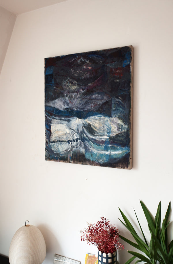 Sunlight wakes up the mountains (Framed)