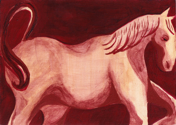 Yellow horse