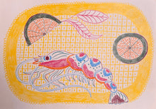 Load image into Gallery viewer, Tiger Prawn Study Pink | Camilla Perkins | Original Artwork | Partnership Editions