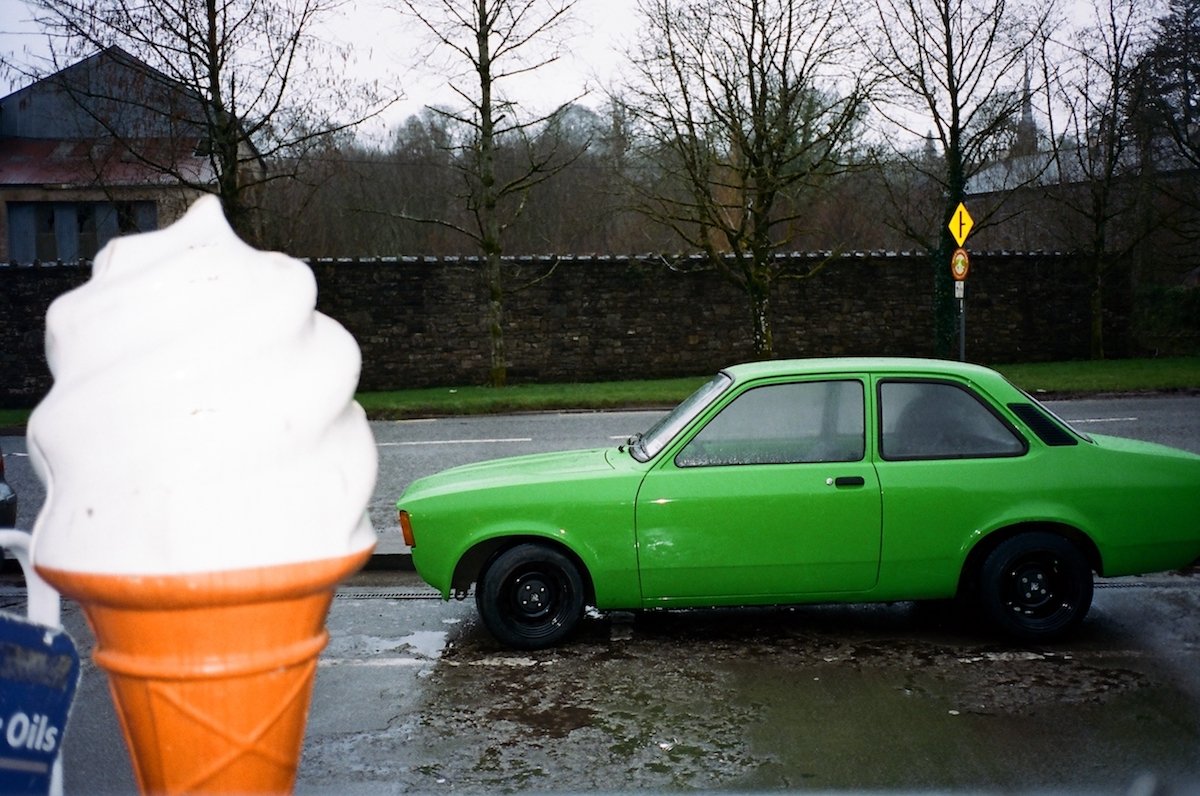 The Ice Cream and The Green Car, Ireland | Lily Bertrand-Webb | Photography | Partnership Editions