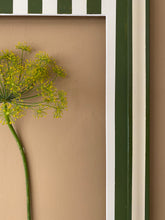 Load image into Gallery viewer, Parsley Stripes Frame &amp; Mount A3