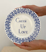 Load image into Gallery viewer, Cheer Up Love Limited Edition Plate | Pollyanna Johnson | Partnership Editions