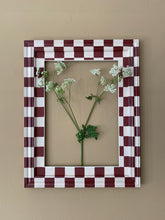 Load image into Gallery viewer, Peony Check Frame &amp; Mount A4