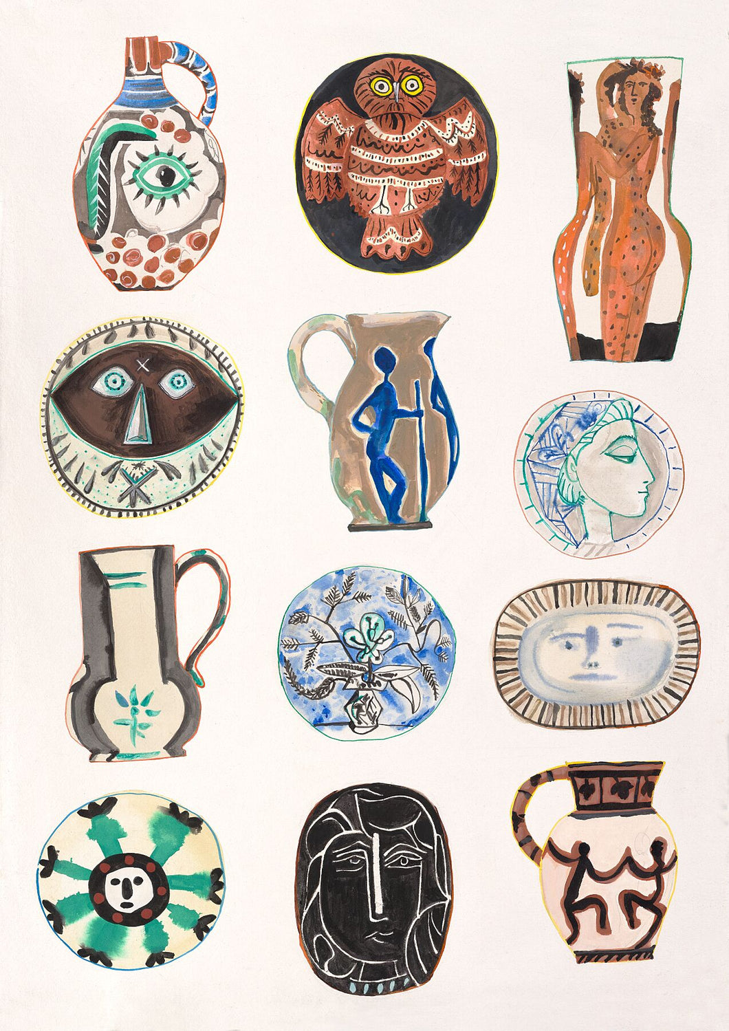 Picasso's Ceramics Print