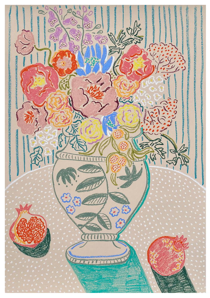 Flowers from Karpathos | Camilla Perkins | Original Artwork | Partnership Editions