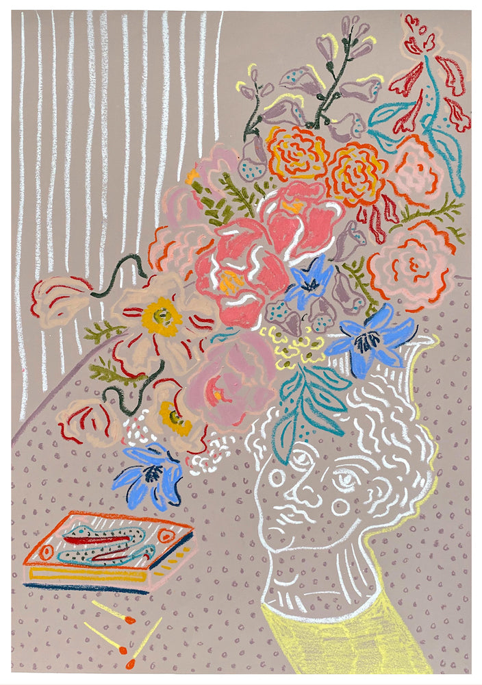 Flowers from Rome | Camilla Perkins | Original Artwork | Partnership Editions