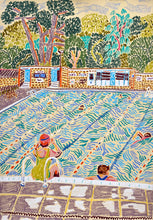 Load image into Gallery viewer, A Morning Swim at Pells Pool, Framed