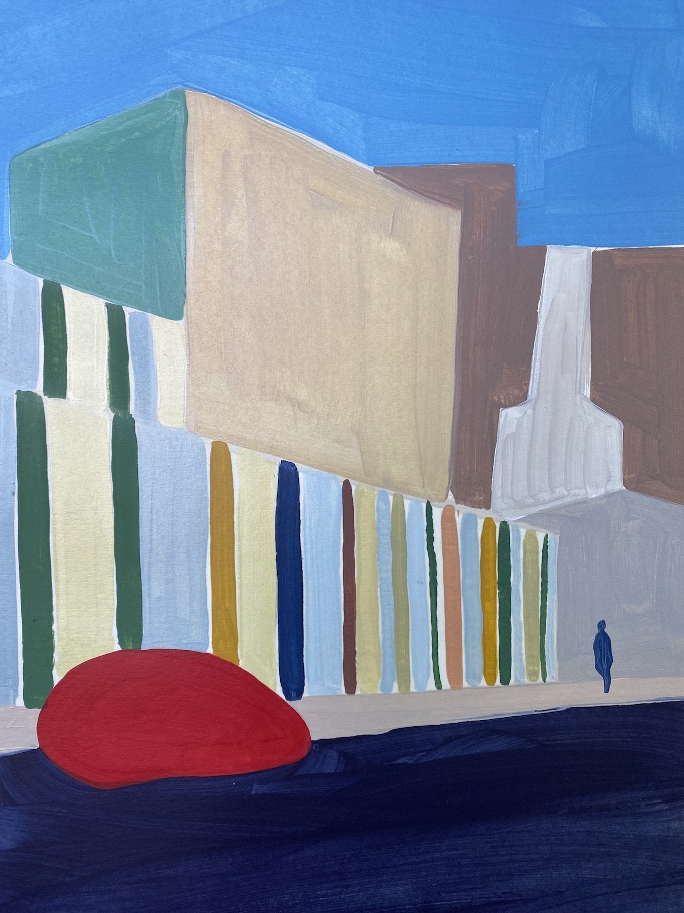 Abstract Griffith house 2 | Christabel Blackburn | Original Artwork | Partnership Editions