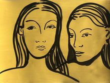 Load image into Gallery viewer, After Gauguin: Two Women | Frances Costelloe | Original Artwork | Partnership Editions